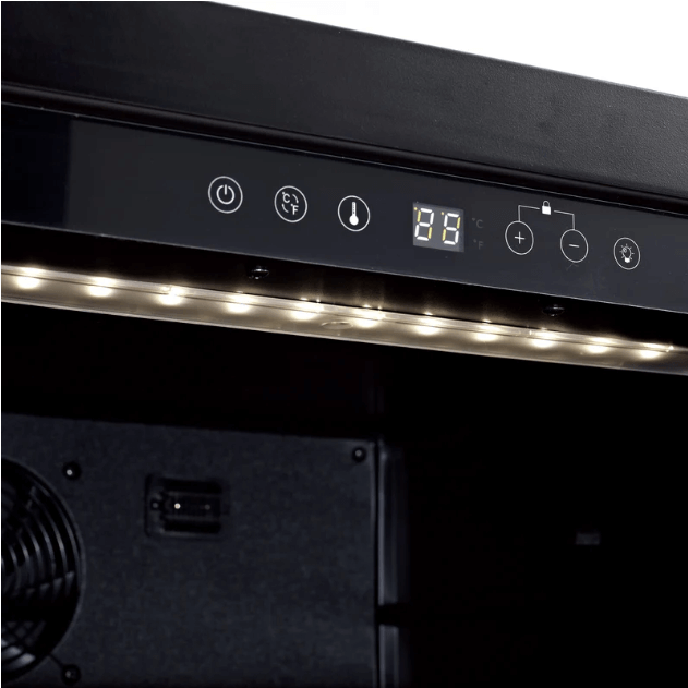 Kings Bottle 47 - Inch Height Single Zone Wine Cooler with Low - E Glass Door KBU265WX - FG - Kings Bottle - Buy at Wine Coolers Online