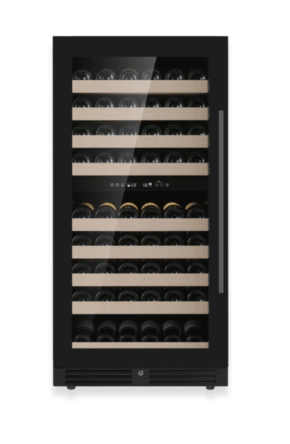 Kings Bottle 47 - Inch Tall Dual Zone 91 Bottle Wine Cooler with Low - E Glass Door - Kings Bottle - Buy at Wine Coolers Online