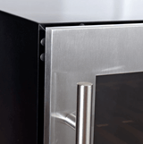 Kings Bottle 47 - Inch Tall Dual Zone 91 Bottle Wine Cooler with Low - E Glass Door - Kings Bottle - Buy at Wine Coolers Online