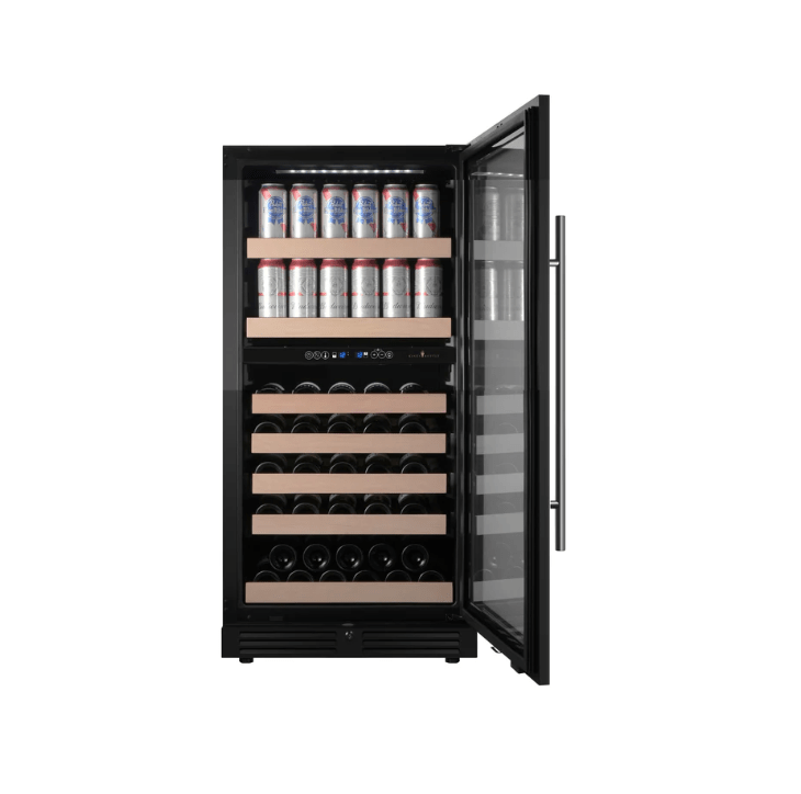 Kings Bottle 47 - Inch Tall Dual Zone Wine and Beverage Hybrid Center - Kings Bottle - Buy at Wine Coolers Online