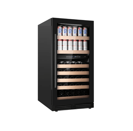 Kings Bottle 47 - Inch Tall Dual Zone Wine and Beverage Hybrid Center - Kings Bottle - Buy at Wine Coolers Online
