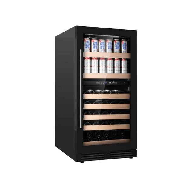 Kings Bottle 47 - Inch Tall Dual Zone Wine and Beverage Hybrid Center - Kings Bottle - Buy at Wine Coolers Online