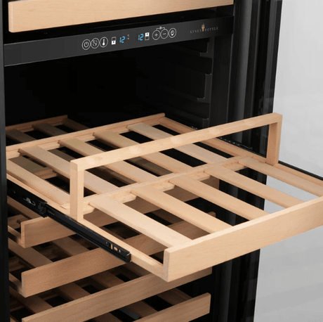 Kings Bottle 47 - Inch Tall Dual Zone Wine and Beverage Hybrid Center - Kings Bottle - Buy at Wine Coolers Online
