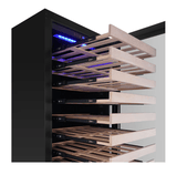 Kings Bottle 48" Ultimate Under Bench Wine Fridge and Bar Refrigerator Combo with 3 Temp. Zones KBU145BW3 - Kings Bottle - Buy at Wine Coolers Online