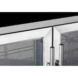 Kings Bottle 53 Inch Heating Glass 3 Door Large Beverage Refrigerator KBU328M - Kings Bottle - Buy at Wine Coolers Online