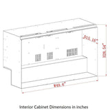 Kings Bottle 53 Inch Solid 3 - Door Outdoor Beverage Drinks Cooler KBU328ASD - Kings Bottle - Buy at Wine Coolers Online