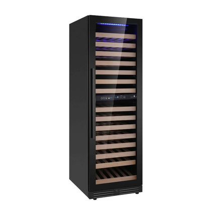 Kings Bottle Dual Zone Upright Low - E Glass Door Large Wine Cooler KBU425DX - Kings Bottle - Buy at Wine Coolers Online