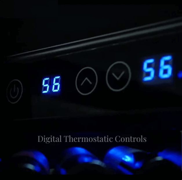 Kings Bottle Tall Large Wine Refrigerator With Glass Door With Stainless Steel Trim KBU170DX - SS - Kings Bottle - Buy at Wine Coolers Online