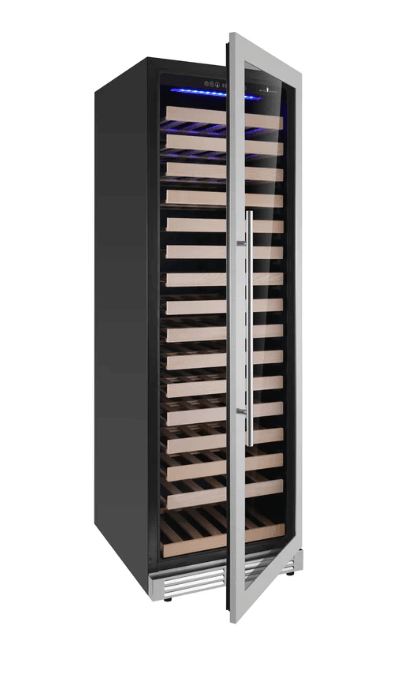 Kings Bottle Upright Single Zone Wine Cooler With Low - E Glass Door KBU425WX - SS - Kings Bottle - Buy at Wine Coolers Online