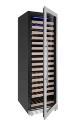 Kings Bottle Upright Single Zone Wine Cooler With Low - E Glass Door KBU425WX - SS - Kings Bottle - Buy at Wine Coolers Online