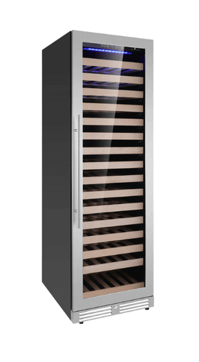Kings Bottle Upright Single Zone Wine Cooler With Low - E Glass Door KBU425WX - SS - Kings Bottle - Buy at Wine Coolers Online