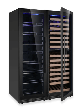 Kings Bottle Upright Wine & Beverage Cooler Combo With Triple Temp Zones KBU425BW3 - FG - Kings Bottle - Buy at Wine Coolers Online