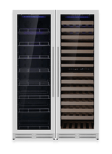 Kings Bottle Upright Wine & Beverage Cooler Combo With Triple Temp Zones KBU425BW3 - FG - Kings Bottle - Buy at Wine Coolers Online