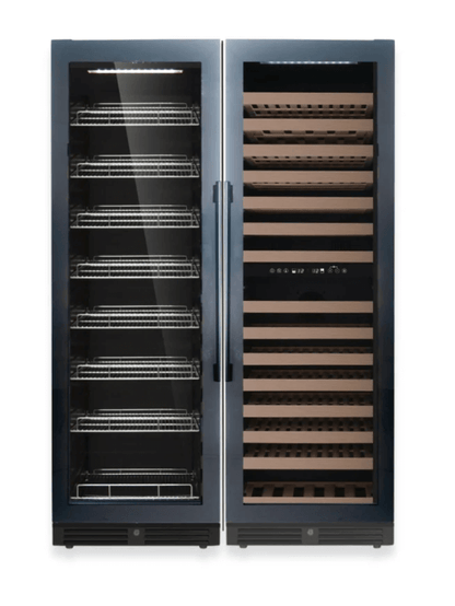 Kings Bottle Upright Wine & Beverage Cooler Combo With Triple Temp Zones KBU425BW3 - FG - Kings Bottle - Buy at Wine Coolers Online