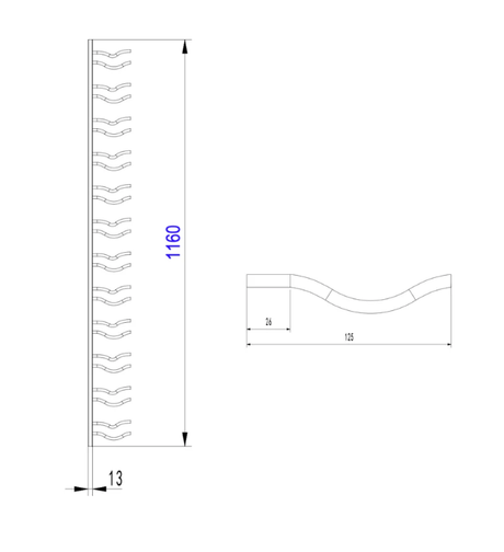 Kings Bottle Wall Mounted Metal Wine Racks C - Type - Kings Bottle - Buy at Wine Coolers Online