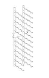 Kings Bottle Wall Mounted Metal Wine Racks C - Type - Kings Bottle - Buy at Wine Coolers Online