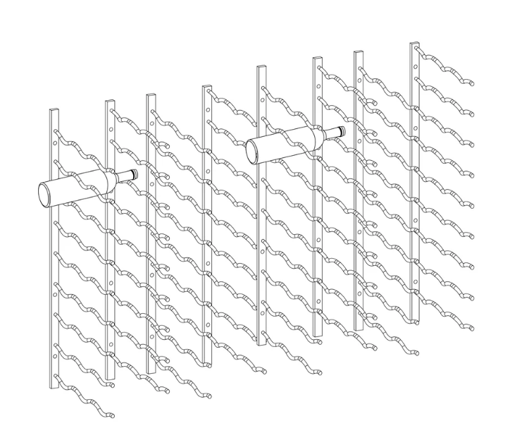 Kings Bottle Wall Mounted Metal Wine Racks C - Type - Kings Bottle - Buy at Wine Coolers Online