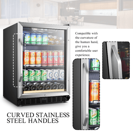 Lanbo 110 Cans 6 Bottles Beverage Cooler LB148BC - Lanbo - Buy at Wine Coolers Online