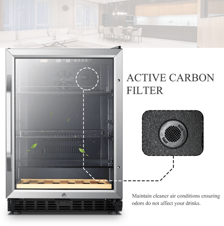 Lanbo 110 Cans 6 Bottles Beverage Cooler LB148BC - Lanbo - Buy at Wine Coolers Online