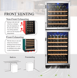 Lanbo 130 Bottle Dual Door Wine Cooler LW133DD - Lanbo - Buy at Wine Coolers Online