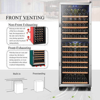 Lanbo 141 Bottle Dual Zone Wine Cooler LW142D - Lanbo - Buy at Wine Coolers Online