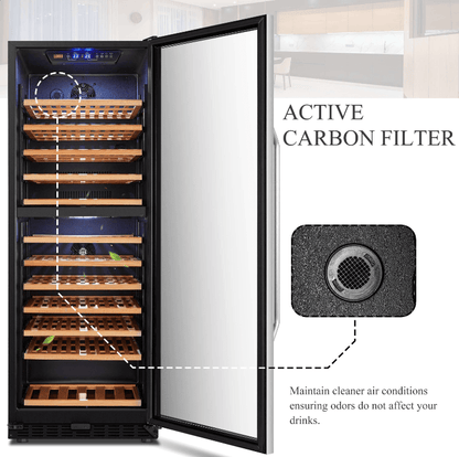 Lanbo 141 Bottle Dual Zone Wine Cooler LW142D - Lanbo - Buy at Wine Coolers Online