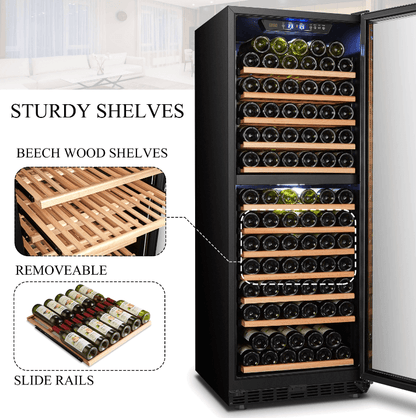 Lanbo 141 Bottle Dual Zone Wine Cooler LW142D - Lanbo - Buy at Wine Coolers Online
