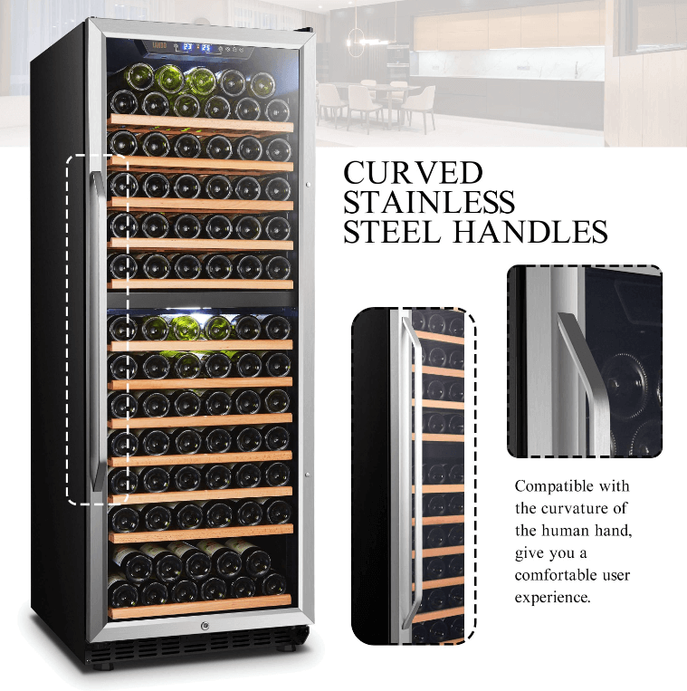 Lanbo 141 Bottle Dual Zone Wine Cooler LW142D - Lanbo - Buy at Wine Coolers Online