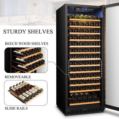Lanbo 143 Bottle Single Zone Wine Cooler LW155S - Lanbo - Buy at Wine Coolers Online