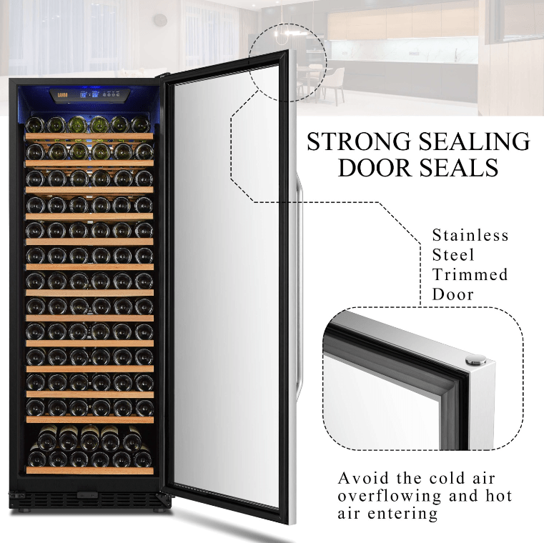 Lanbo 143 Bottle Single Zone Wine Cooler LW155S - Lanbo - Buy at Wine Coolers Online