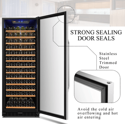 Lanbo 143 Bottle Single Zone Wine Cooler LW155S - Lanbo - Buy at Wine Coolers Online