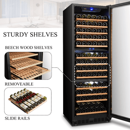 Lanbo 143 Bottle Triple Zone Wine Cooler LW144T - Lanbo - Buy at Wine Coolers Online