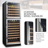 Lanbo 152 Bottle Dual Door Wine Cooler LW162DD - Lanbo - Buy at Wine Coolers Online