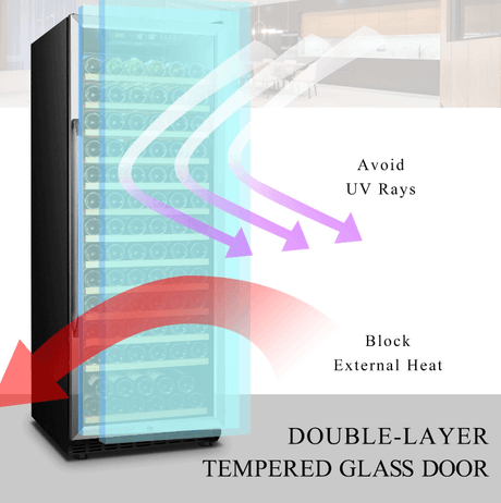 Lanbo 165 Bottle Single Zone Wine Cooler LW177S - Lanbo - Buy at Wine Coolers Online