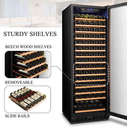 Lanbo 165 Bottle Single Zone Wine Cooler LW177S - Lanbo - Buy at Wine Coolers Online