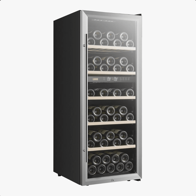 Lanbo 20 Inch 64 Bottle Dual Zone Freestanding Wine Cooler - LW80D - Lanbo - Buy at Wine Coolers Online