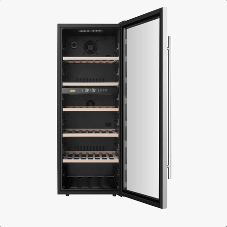 Lanbo 20 Inch 64 Bottle Dual Zone Freestanding Wine Cooler - LW80D - Lanbo - Buy at Wine Coolers Online