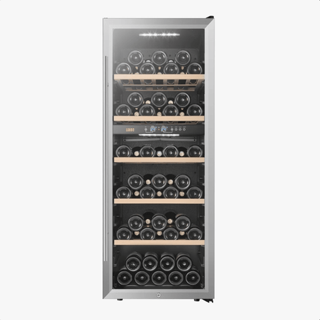 Lanbo 20 Inch 64 Bottle Dual Zone Freestanding Wine Cooler - LW80D - Lanbo - Buy at Wine Coolers Online