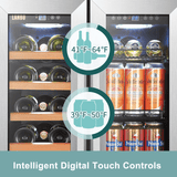 Lanbo 24 Inch Wine and Beverage Cooler - LB36BD - Lanbo - Buy at Wine Coolers Online