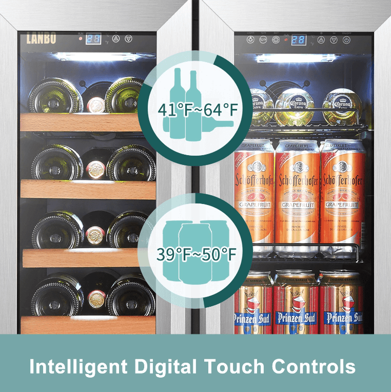 Lanbo 24 Inch Wine and Beverage Cooler - LB36BD - Lanbo - Buy at Wine Coolers Online