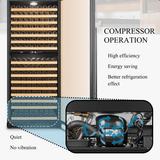 Lanbo 287 Bottle Dual Zone Wine Cooler - LW306D - Lanbo - Buy at Wine Coolers Online