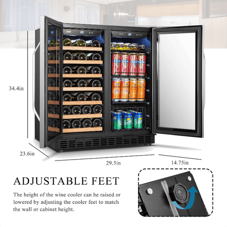 Lanbo 30 Inch Wine & Beverage Cooler LW3370B - Lanbo - Buy at Wine Coolers Online