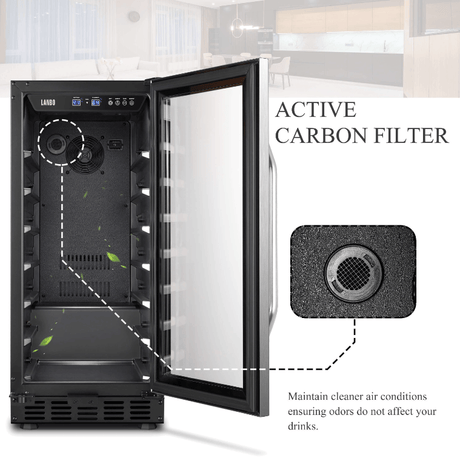 Lanbo 31 Bottle Single Zone Wine Cooler LW33S - Lanbo - Buy at Wine Coolers Online