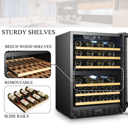 Lanbo 44 Bottle Dual Zone Wine Cooler LW46D - Lanbo - Buy at Wine Coolers Online