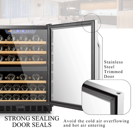 Lanbo 44 Bottle Dual Zone Wine Cooler LW46D - Lanbo - Buy at Wine Coolers Online