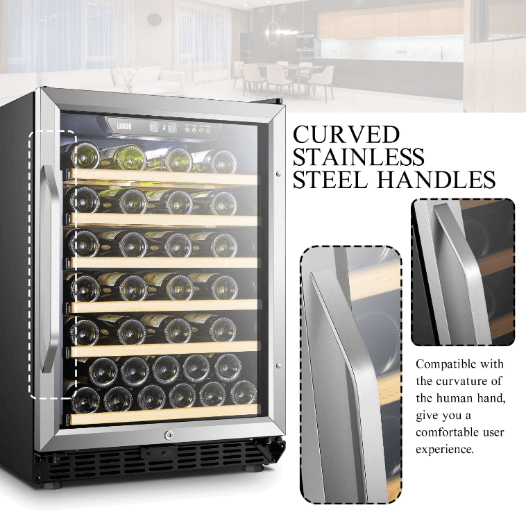 Lanbo 51 Bottle Single Zone Wine Cooler LW52S - Lanbo - Buy at Wine Coolers Online