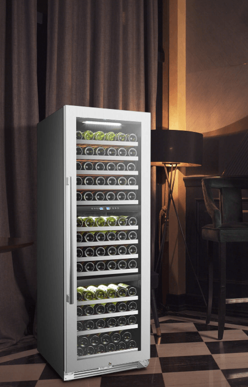 Lanbopro 143 Bottle Triple Zone Wine Cooler LP168T - Lanbo - Buy at Wine Coolers Online