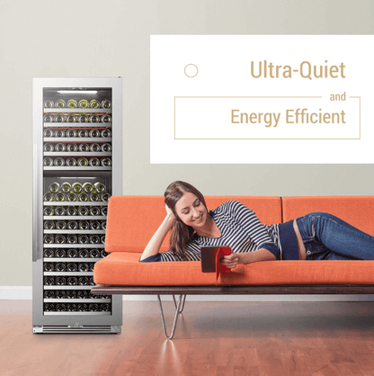 Lanbopro 153 Bottle Dual Zone Wine Cooler LP168D - Lanbo - Buy at Wine Coolers Online