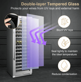 Lanbopro 153 Bottle Dual Zone Wine Cooler LP168D - Lanbo - Buy at Wine Coolers Online