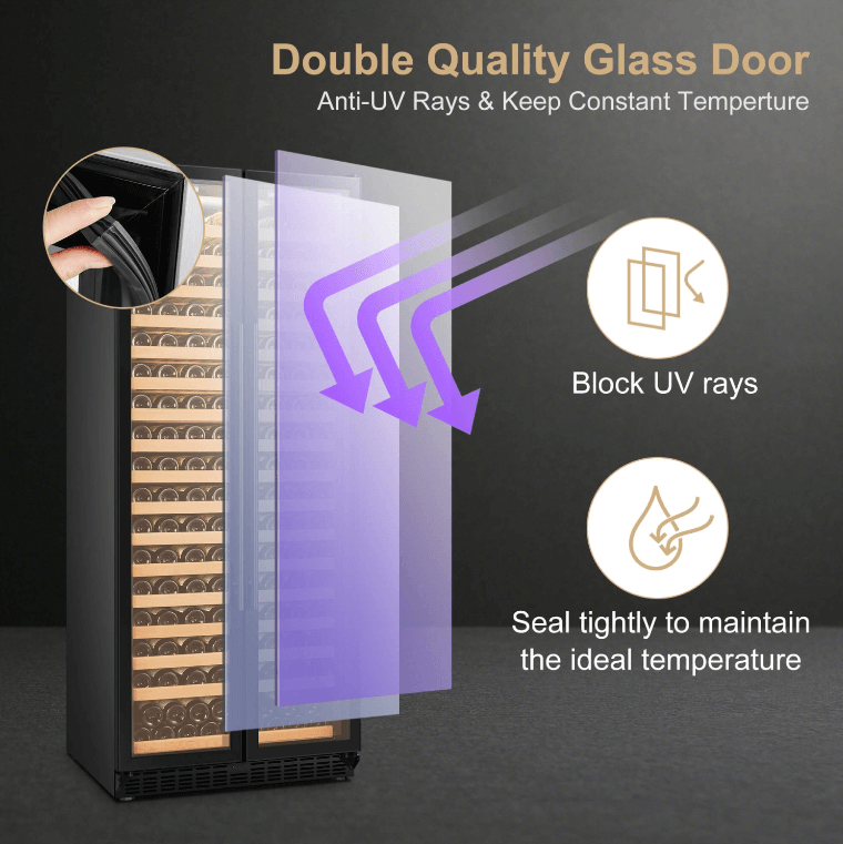 Lanbopro 257 Bottle Single Zone Wine Cooler LP328S - Lanbo - Buy at Wine Coolers Online